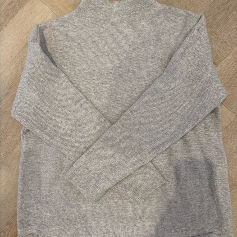 ADAY Light Gray Turtleneck Sweater
